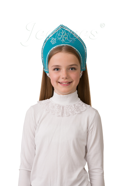 Кокошник Снежинка, детский